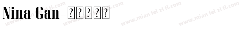 Nina Gan字体转换